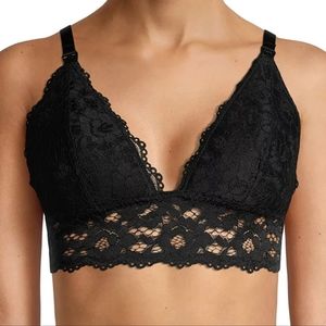 Secret Treasures Women's Maternity Nursing Scallop Lace Bralette